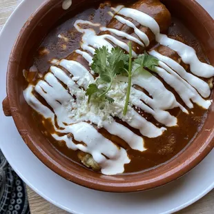 Enchiladas De Pollo