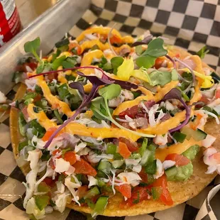 Crab Ceviche Tostada