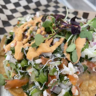 Octopus Ceviche Tostadas