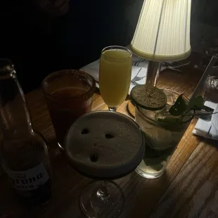 Almond Espresso Martini Mojito Mimosa Corona