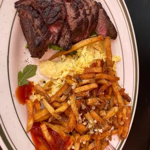 steak, food