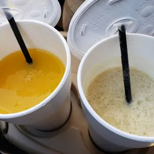 Mango and Lulo Natural Fruit Juices