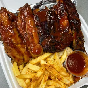 Turkey and Pork ribs