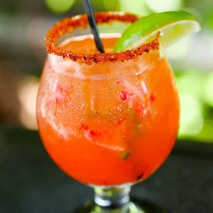 Strawberry Spicy Margarita