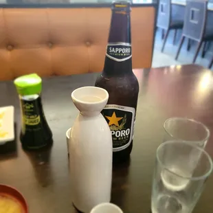 Sake and beer