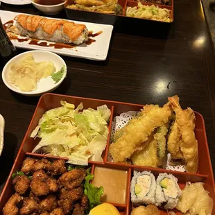 sushi, sushi and sashimi, sashimi, food