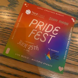 Pride fest ad!