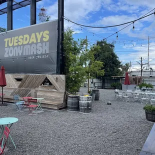Beer garden