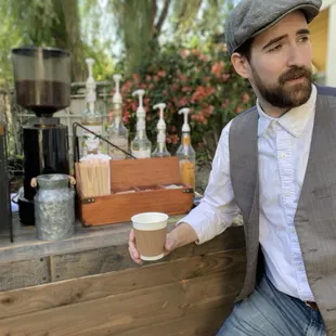 Bringing the café to an open house in Irvine!