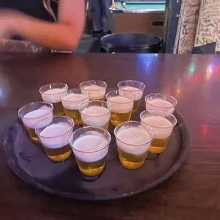 Mini beer shots