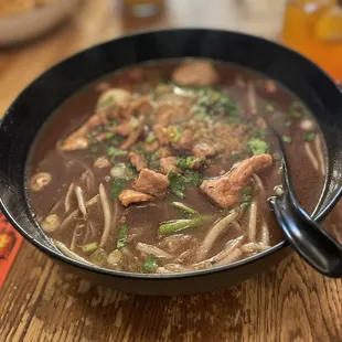 Nam Tok Noodle Soup