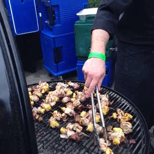 Pork kabobs