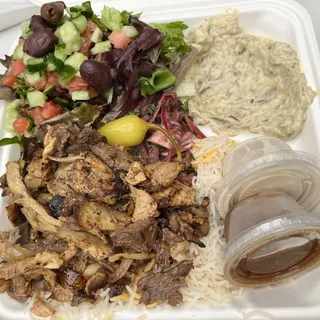 1\2 Chicken & 1\2 Blam Rice Meal