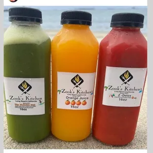 Fresh juices served daily