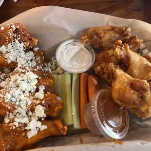 Buffalo Blue Wings and Plain Wings (for the boring child!)