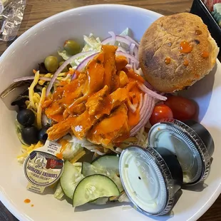 Chicken Salad w/ Buffalo sauce