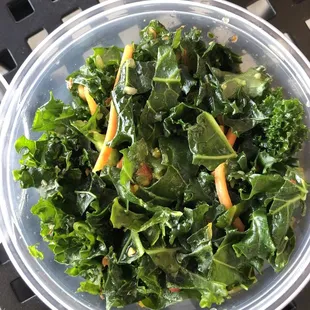 Kale side salad