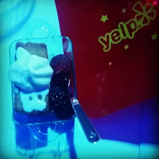 Marshmallow and french toast stacker combined with a little Yelp love!