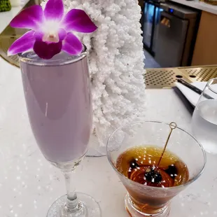 Manhattan and a French 75