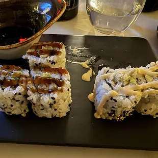 sashimi, sushi, sushi and sashimi, food