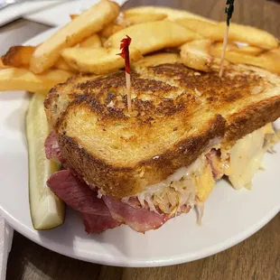 Reuben with fries