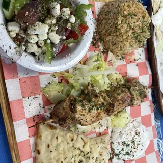 14. Greek Chicken Souvlaki