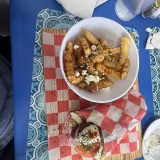 15. Greek Burger Pita