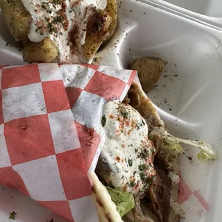 16. Lamb Gyros Combo