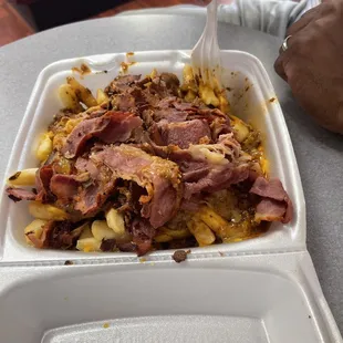 Pastrami chili cheese fries