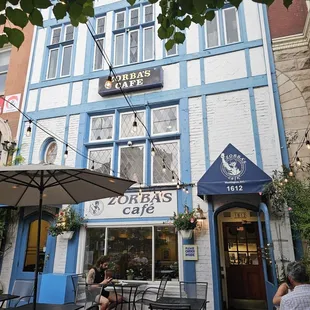 Front of restaurant