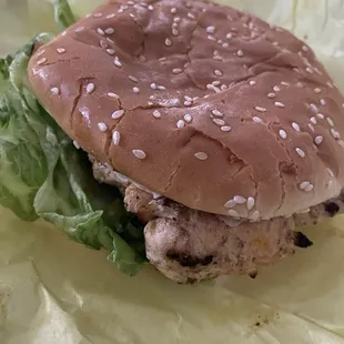 Charbroiled chicken sandwich