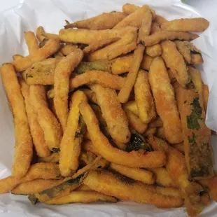 Fried Zucchini tastes Great!!  5 stars!!!