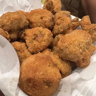 Fried mushrooms