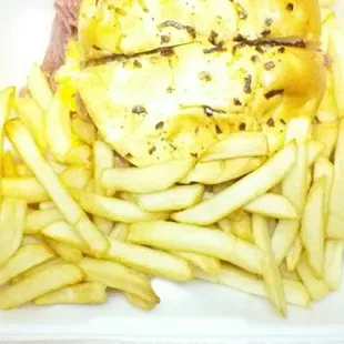 Corned beef burger with everything... YUM!