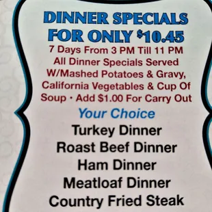 Mega Dinner Deals