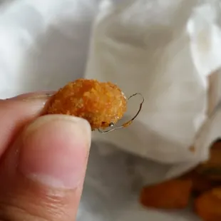 Steel wool in zuchinni