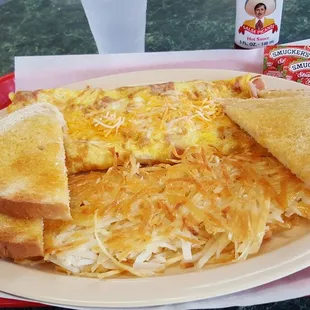 Ham and Cheese Omelette. $7.31
