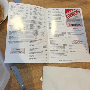 Large portion Open Gyro Dinner!  Tasty lamb, and fresh Greek tossed salad hits the spot.