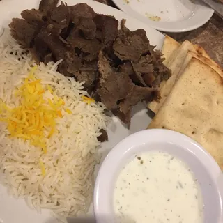 Zorbas Chicken Gyros Platter