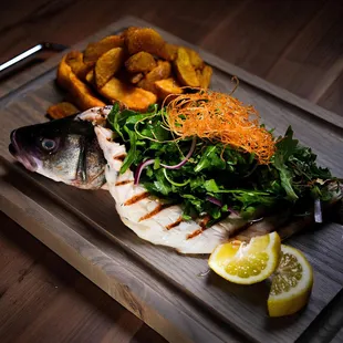 Whole Grilled Branzino