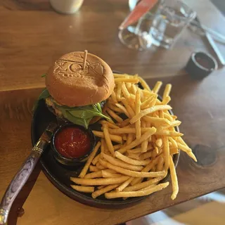 Four-Cheese Burger