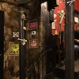 Secret back room seating