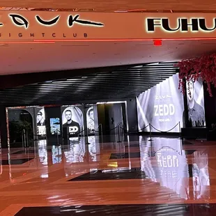 Entrance to Zouk Nightclub and FUHU