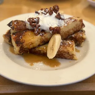Banana Foster's French Toast.