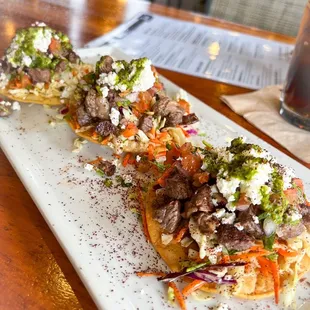 Steak Tostadas