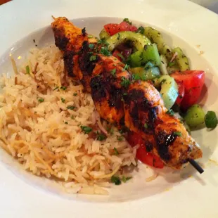 Chicken Kabob Plate