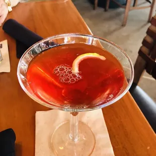 Pomegranate martini