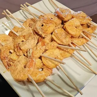 chicken wings and fried chicken, food