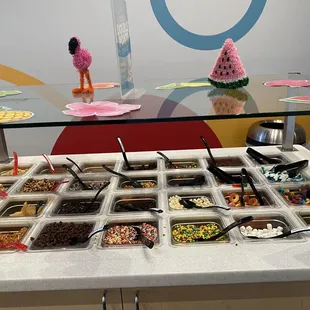 Toppings bar
