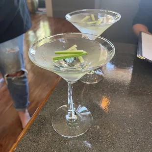 Summer sake tini